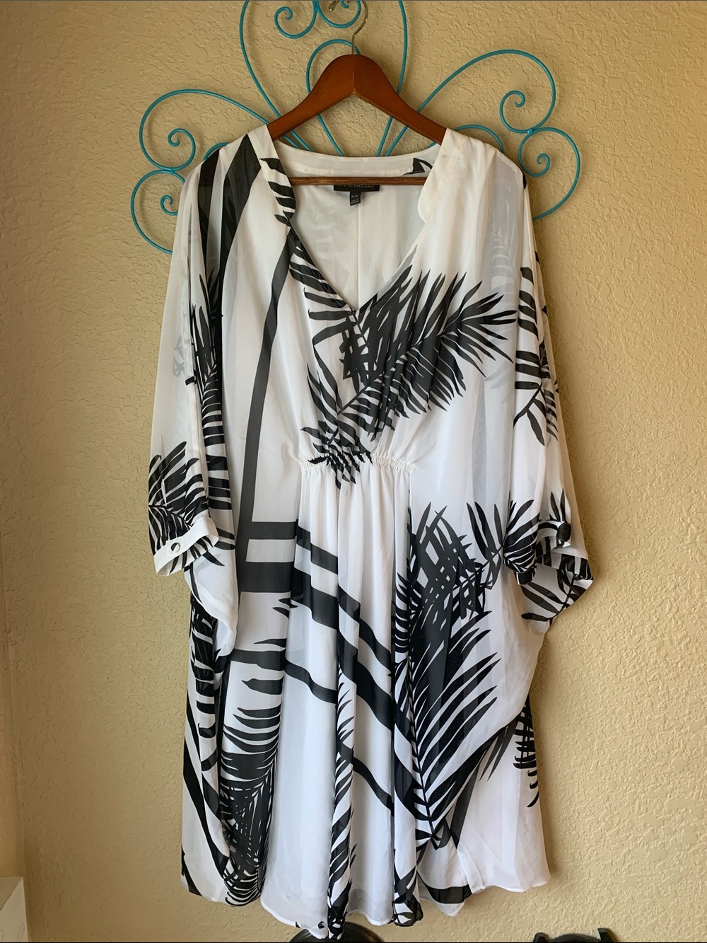 Lane Bryant Palm Print Dress